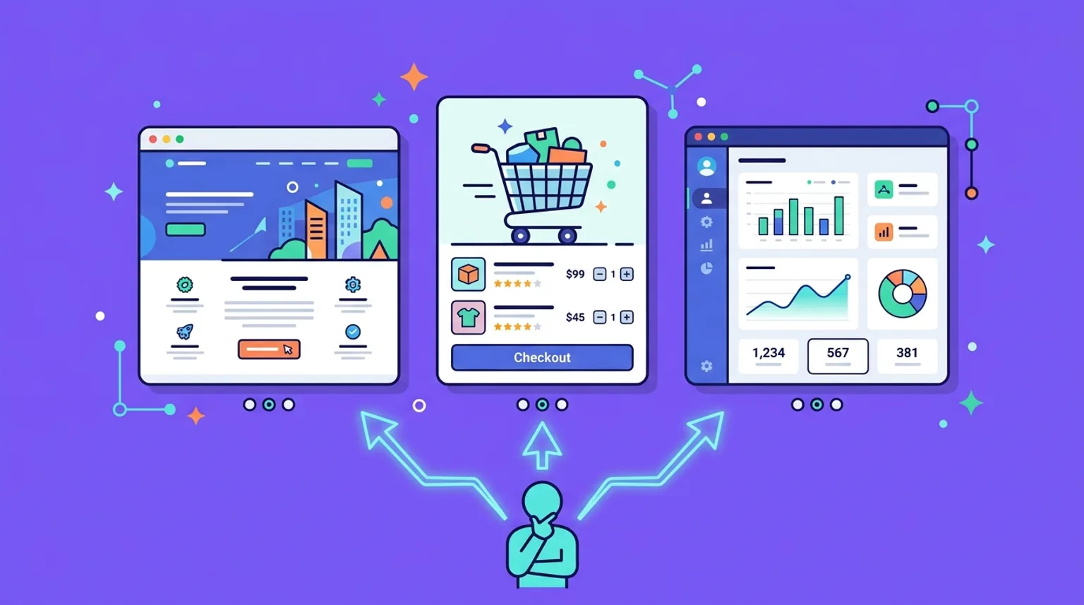 Sitio web, e-commerce o SaaS: ¿cuál elegir?